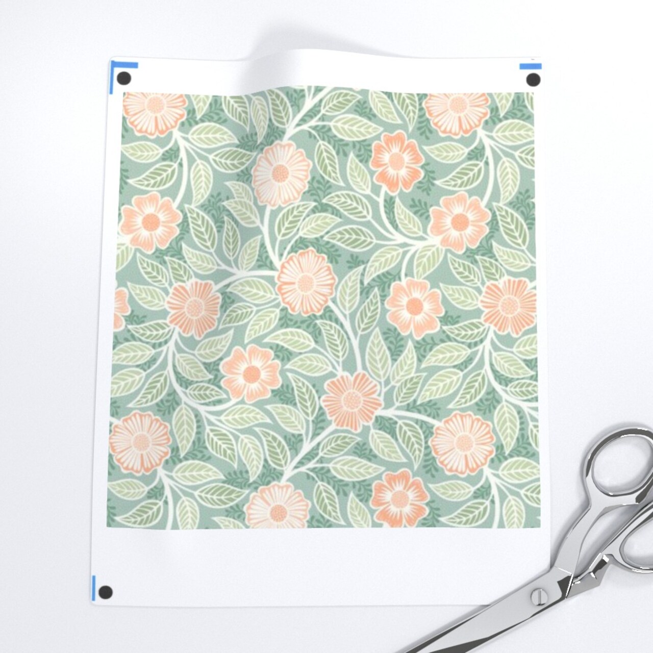 Pink Spring Floral Vintage Climbing Rose Botanical Victorian Bright Summer Small Scale Cottagecore French Country Farmhouse Art Nouveau Custom Pre-pasted Wallpaper by Spoonflower Pre-Pasted Wallpaper 2FT Wide